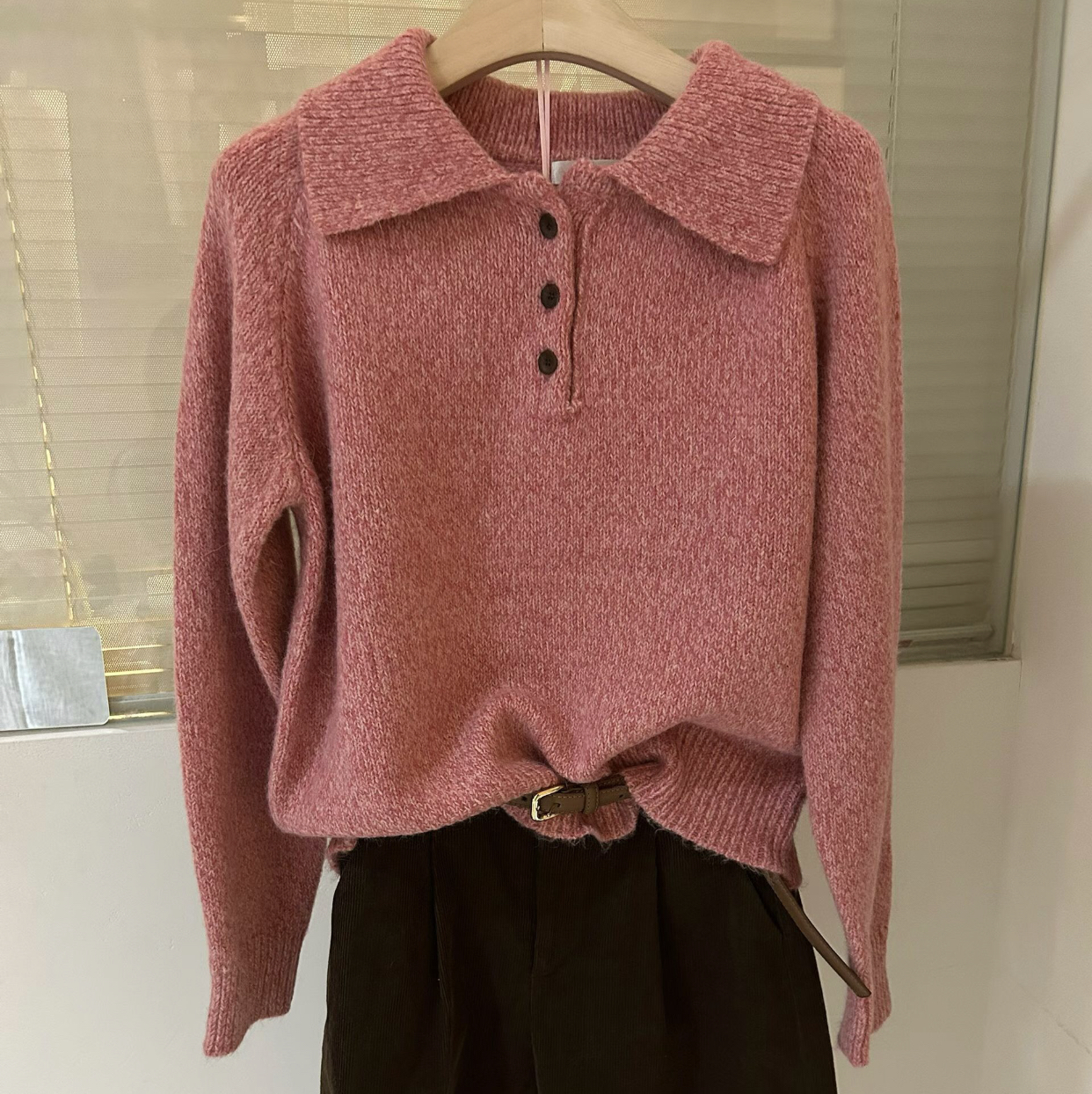 LA KERR韓國代購㊣女裝新款真品推薦職業休閑人氣時尚毛衣LA KERR毛衣圖色2