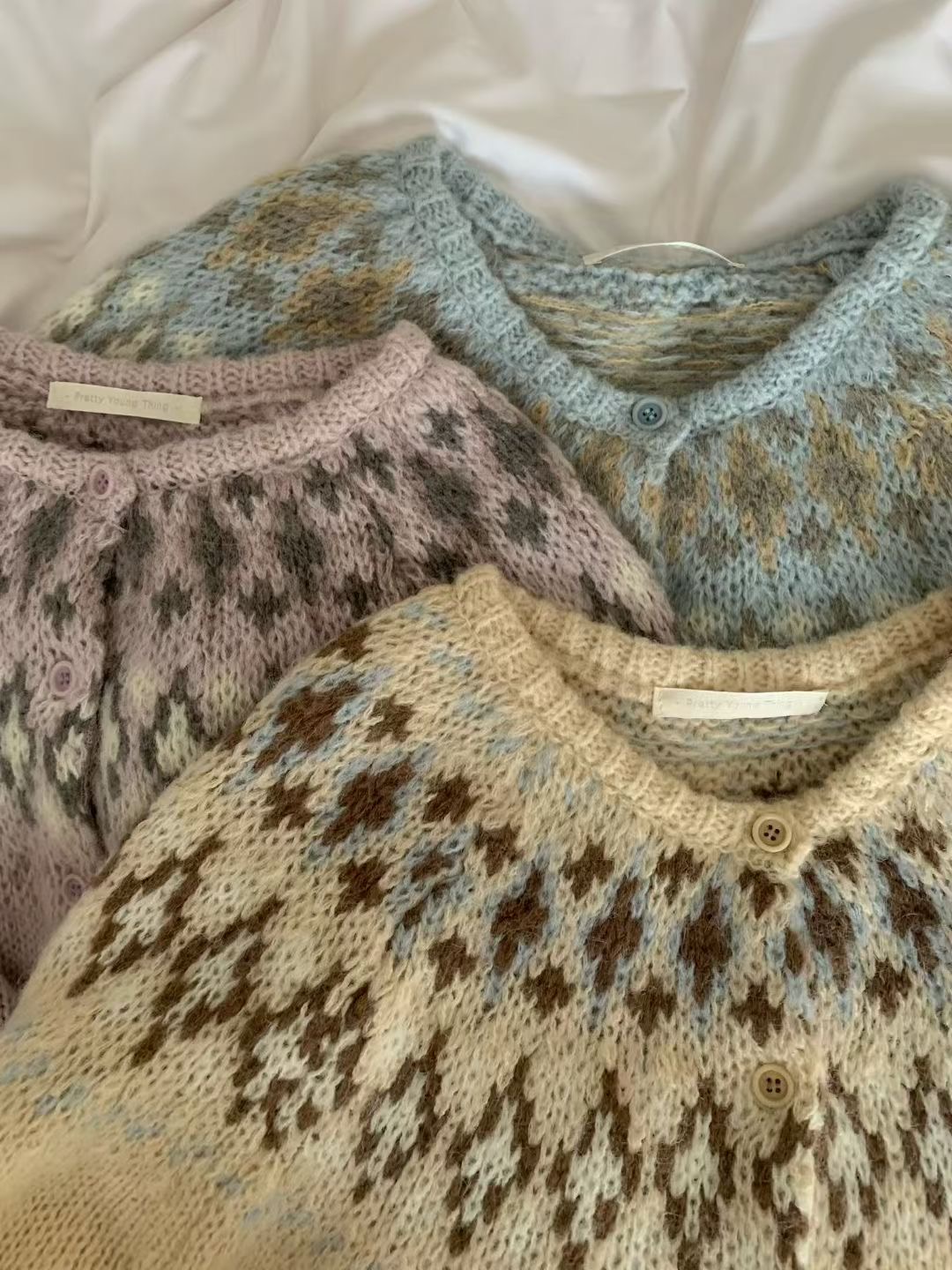 PYT-ot東大門㊣實拍女士新品休閑真品25秋冬人氣針織衫羊毛衫pretty young thing針織衫