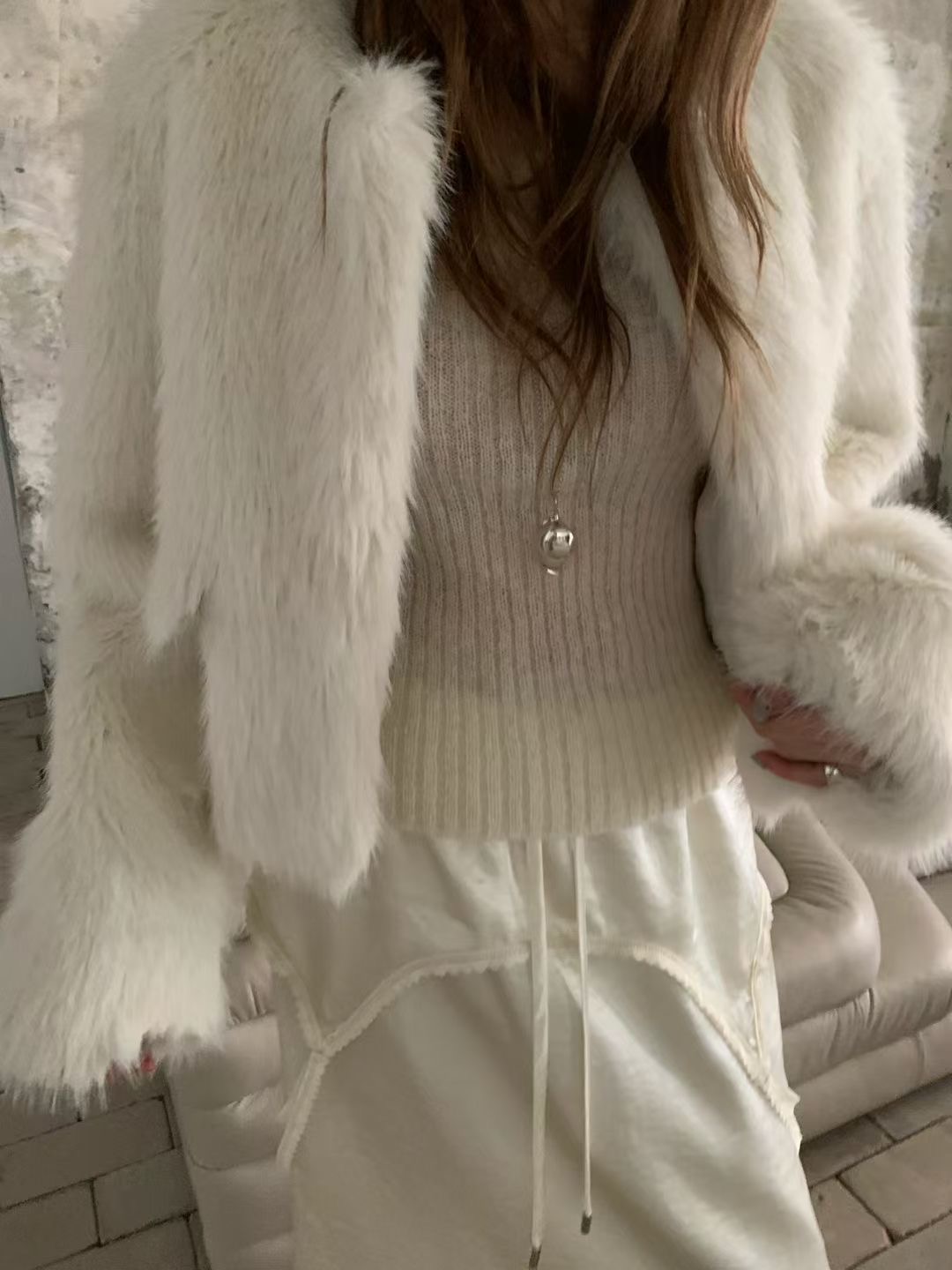 PYT-ot東大門㊣代購女士新品25秋冬職業真品時尚人氣短款大衣pretty young thing短款大衣圖色1