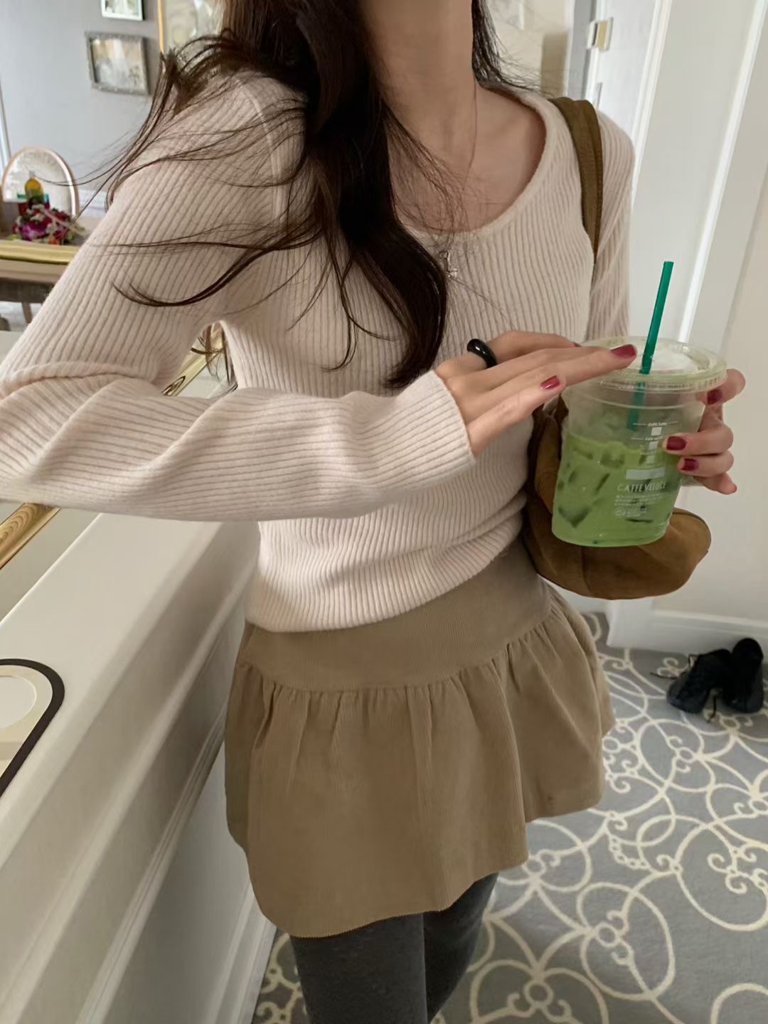 PYT-ot東大門㊣直郵女士新款職業休閑真品時尚推薦25秋冬針織衫pretty young thing針織衫