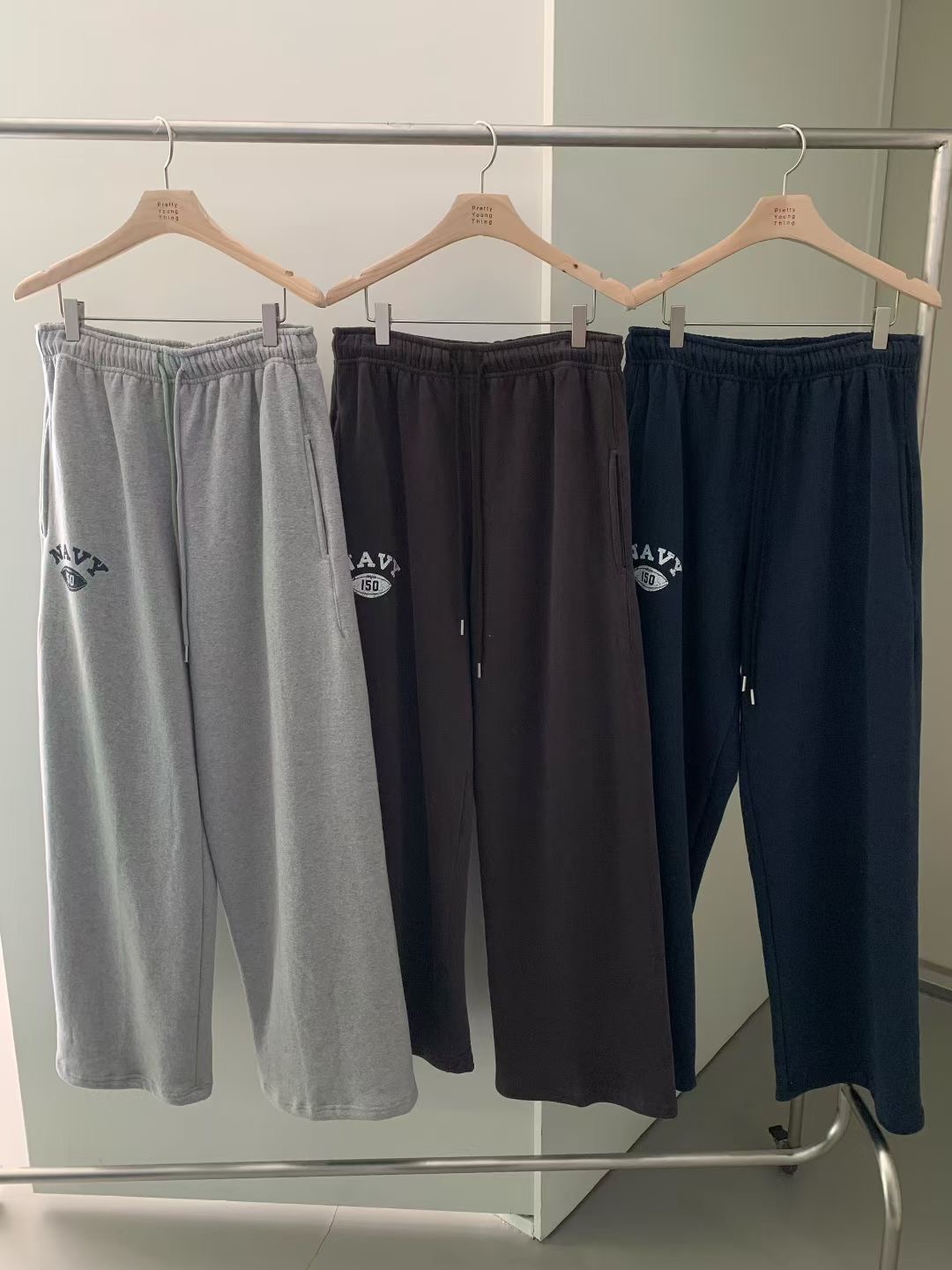 PYT-ot東大門㊣代購女裝新品25秋冬真品時尚推薦熱賣休閑褲pretty young thing休閑褲圖色2左二色