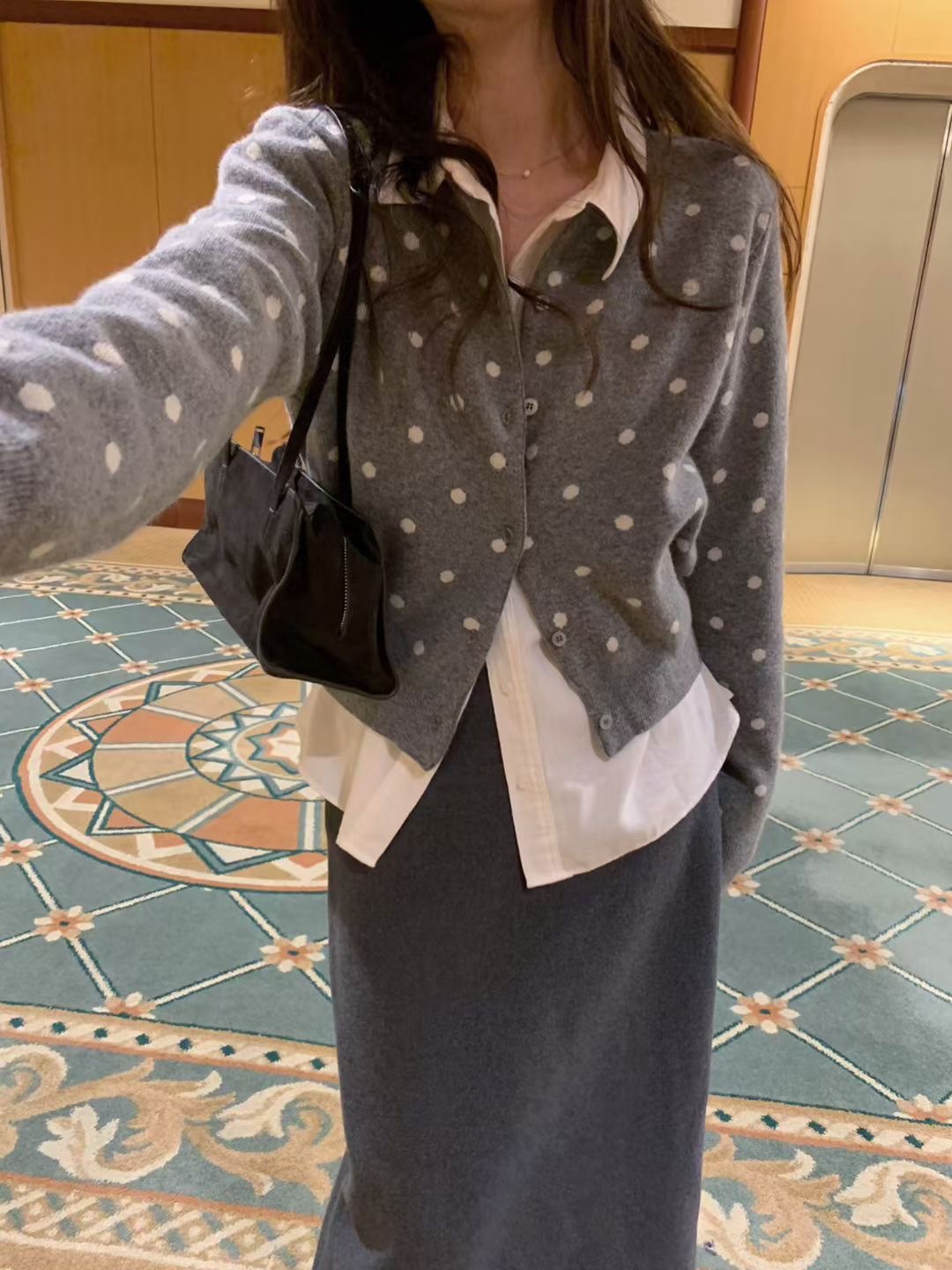 PYT-ot韓國代購㊣女裝新品休閑熱賣職業25秋冬人氣時尚毛衣pretty young thing毛衣