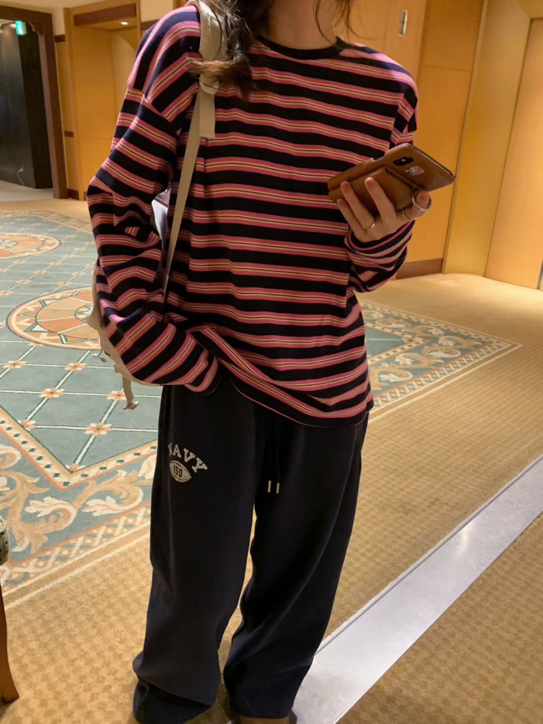 PYT-ot東大門㊣實拍女士新款25秋冬職業休閑熱賣推薦長袖T恤pretty young thing長袖T恤圖色3