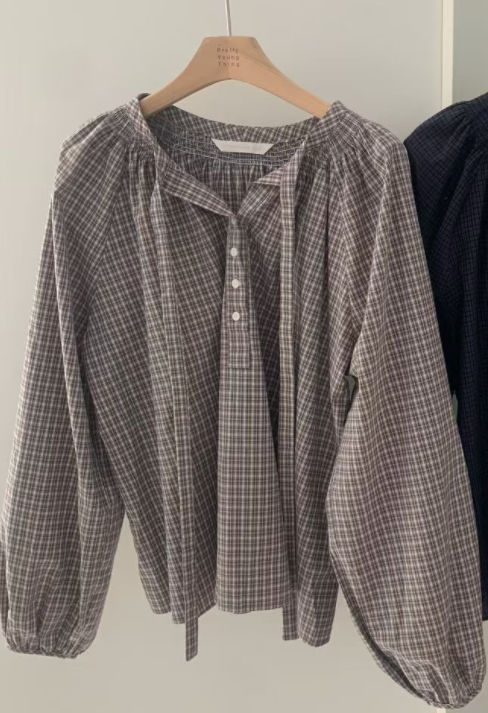 PYT-ot東大門㊣實拍女裝新品時尚人氣休閑職業推薦襯衫蕾絲衫pretty young thing襯衫/蕾絲衫圖色1