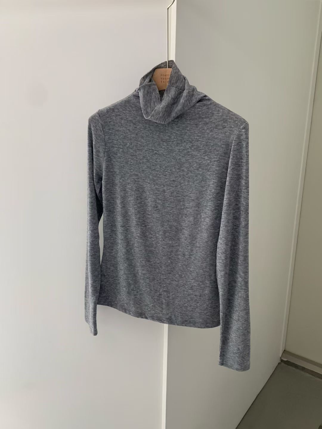 PYT-ot東大門㊣代購女裝新款推薦真品休閑熱賣長袖T恤羊毛pretty young thing長袖T恤圖色4