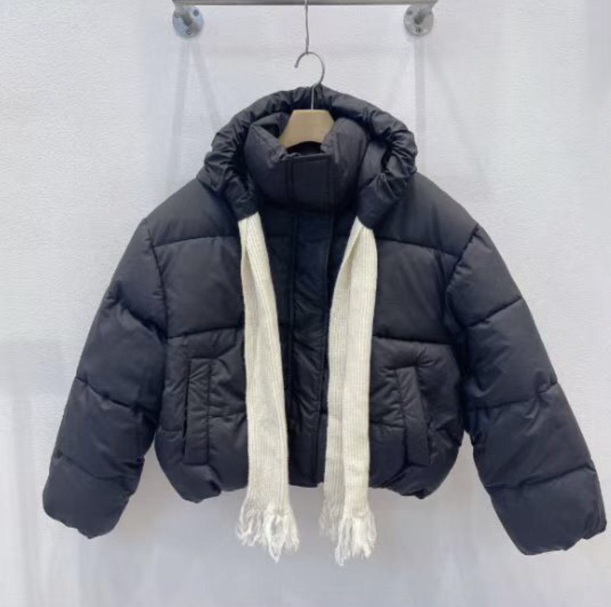 HOLYMOLY韓國直郵㊣女士新款熱賣真品時尚25秋冬休閑短款棉服HOLYMOLY短款棉服圖色2