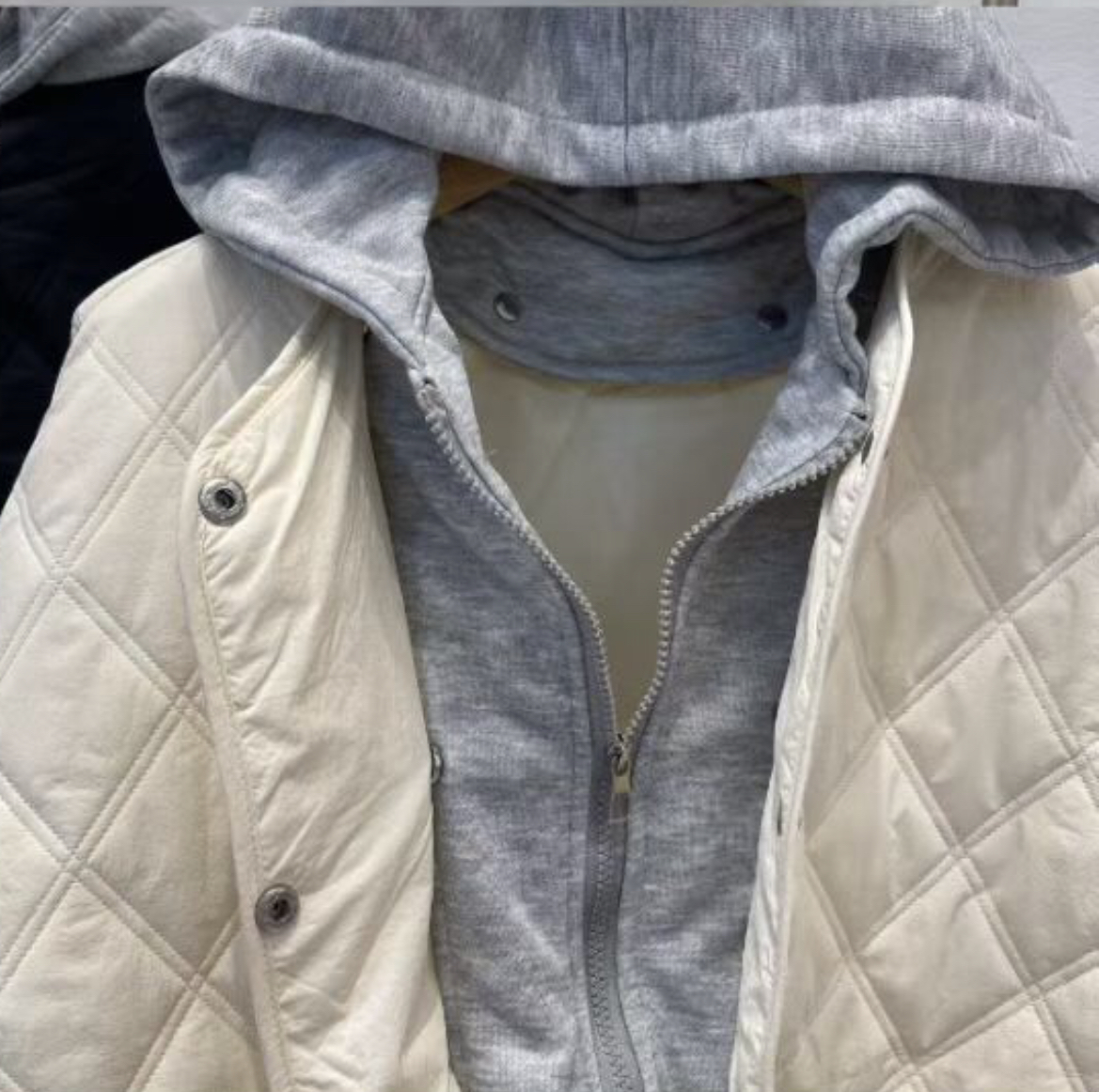 HOLYMOLY東大門㊣實拍女士新品職業時尚真品人氣短款棉服絎縫HOLYMOLY短款棉服