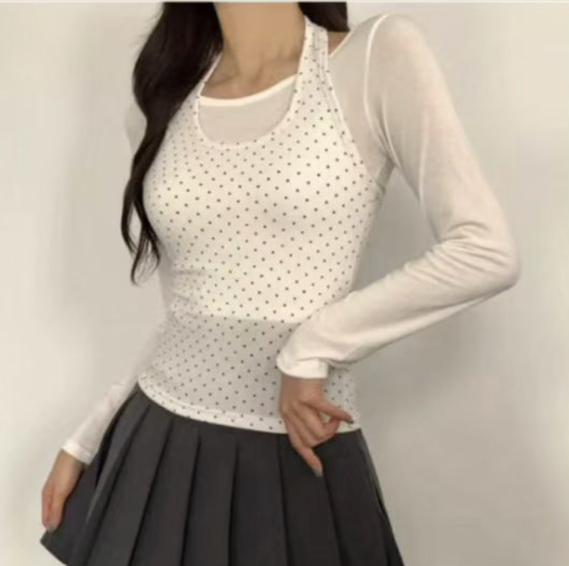 HOLYMOLY韓國直郵㊣女裝新品熱賣真品25秋冬休閑時尚推薦套裝HOLYMOLY套裝圖色1