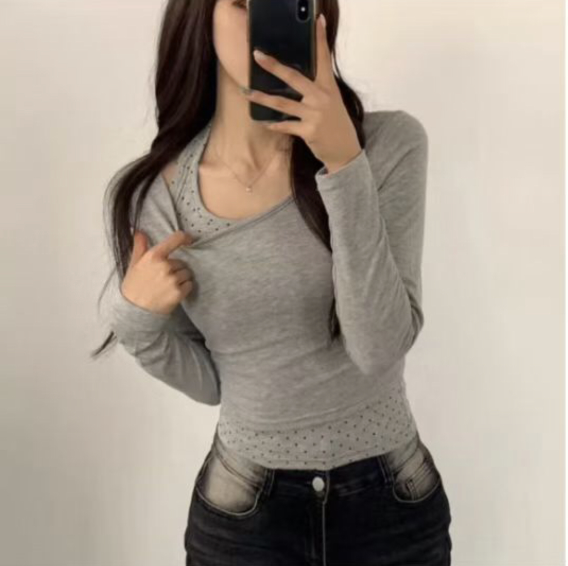 HOLYMOLY韓國直郵㊣女裝新品熱賣真品25秋冬休閑時尚推薦套裝HOLYMOLY套裝圖色3