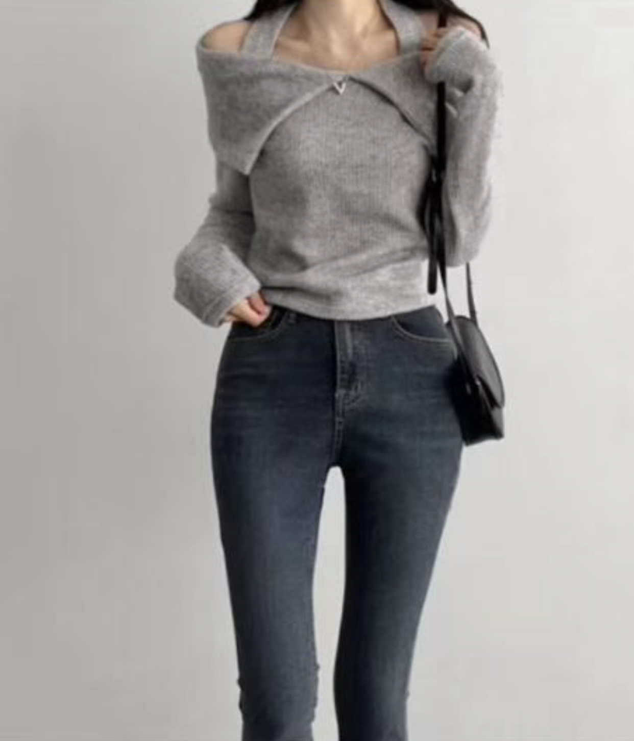 HOLYMOLY東大門㊣代購女裝新品熱賣人氣職業時尚休閑針織衫HOLYMOLY針織衫圖色2