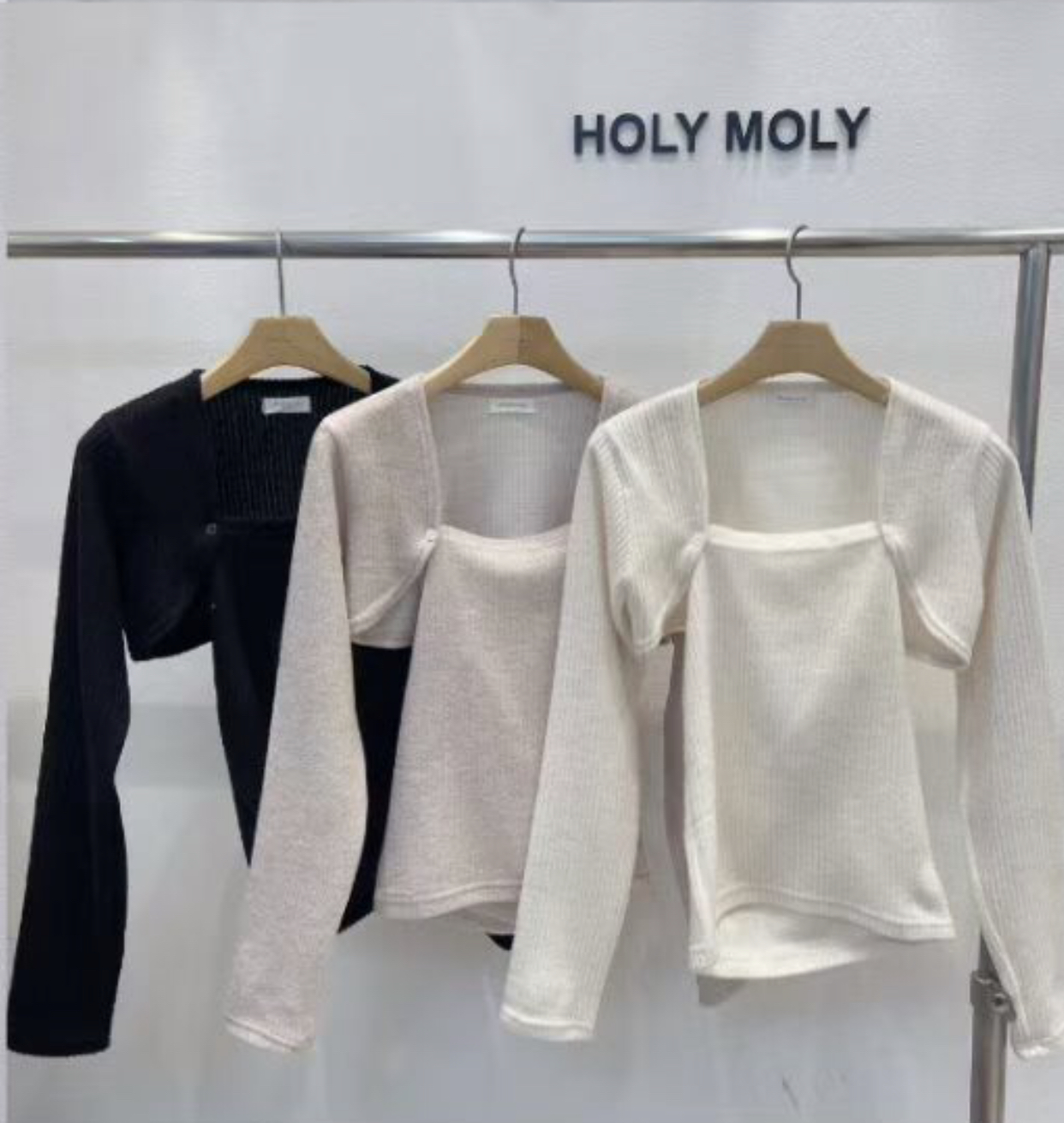 HOLYMOLY東大門㊣直郵女裝新品真品職業熱賣推薦人氣套裝紐扣HOLYMOLY套裝圖色1左一色