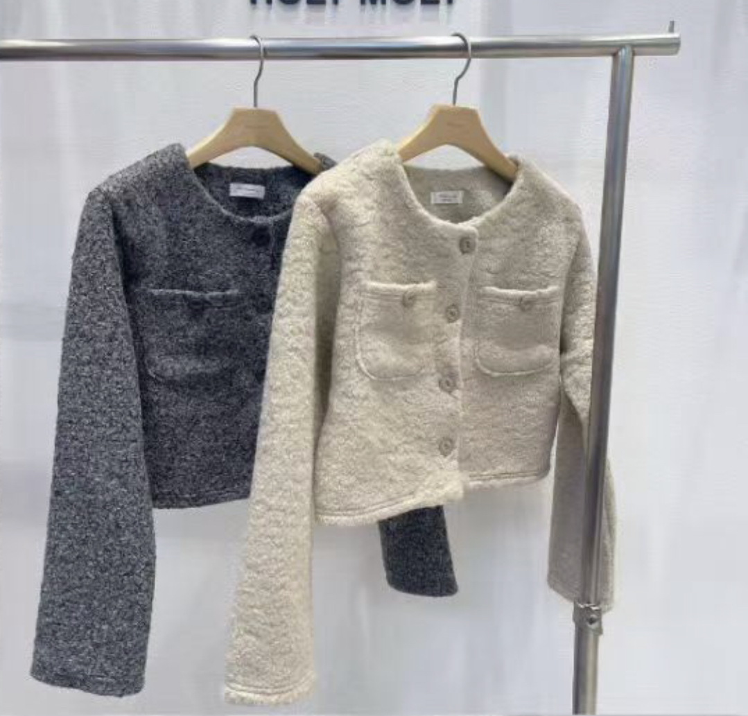 HOLYMOLY東大門㊣實拍女裝新款推薦職業時尚休閑熱賣25秋冬夾克HOLYMOLY夾克