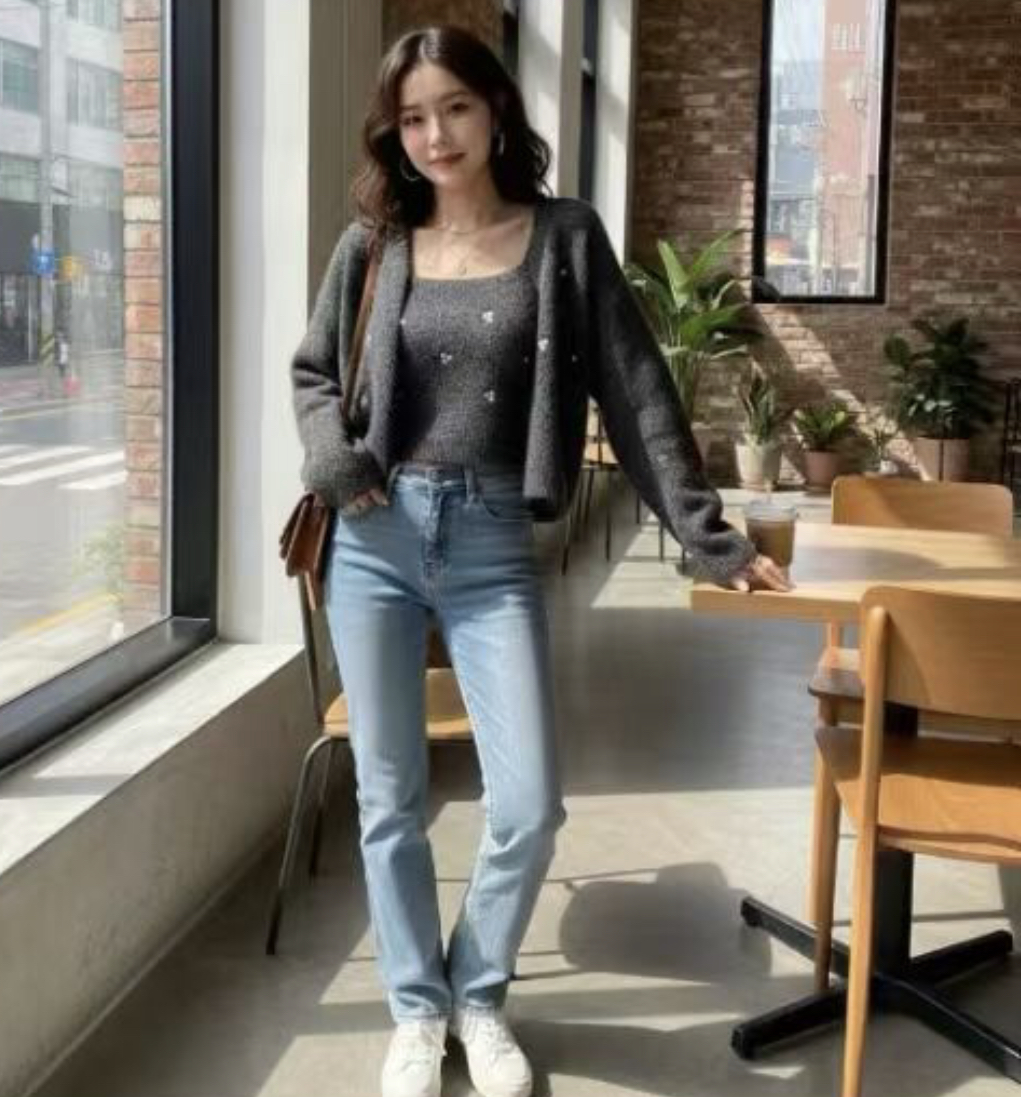 HOLYMOLY東大門㊣直郵女士新品人氣時尚真品推薦休閑熱賣套裝HOLYMOLY套裝圖色3