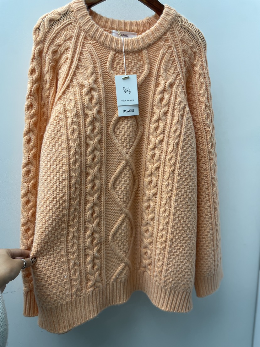 PAIRING東大門㊣代購女裝新品職業休閑推薦真品熱賣毛衣羊毛PAIRING毛衣圖色1
