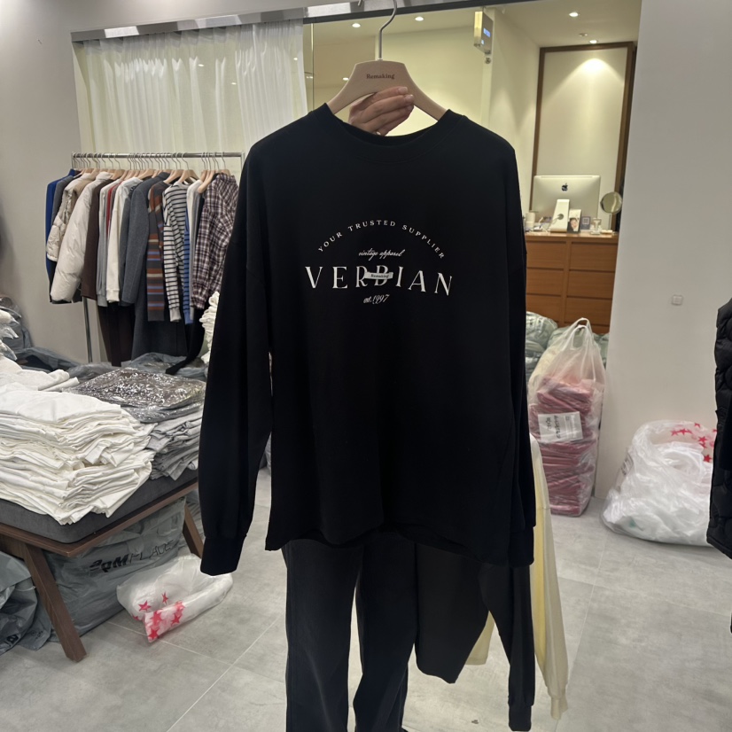 URBANSTORY/REMAKING韓國直郵㊣女裝新品休閑熱賣推薦長袖T恤Remaking/URBANSTORY長袖T恤圖色4