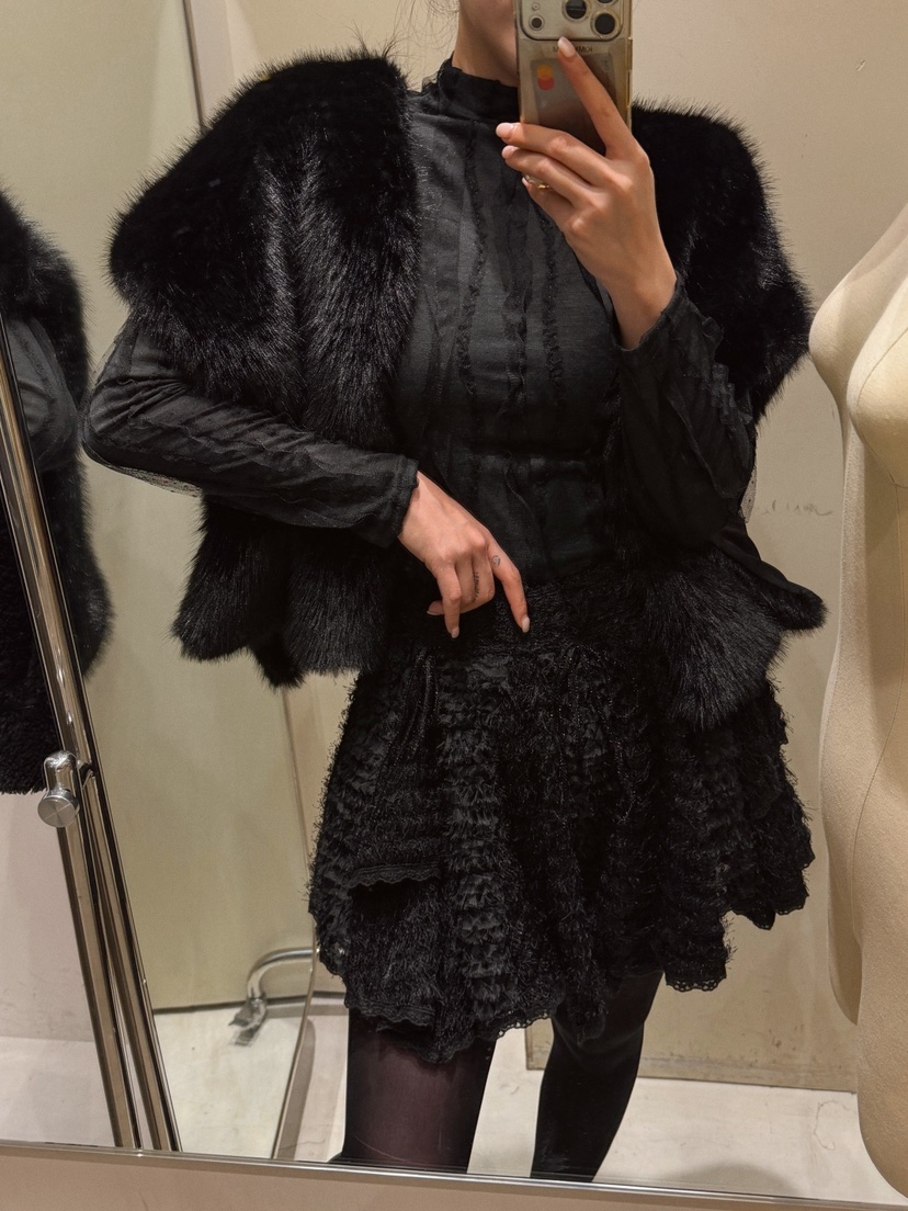 81 MARKET-L韓國代購㊣女裝新品推薦25秋冬時尚休閑馬甲披肩81 MARKET-L馬甲