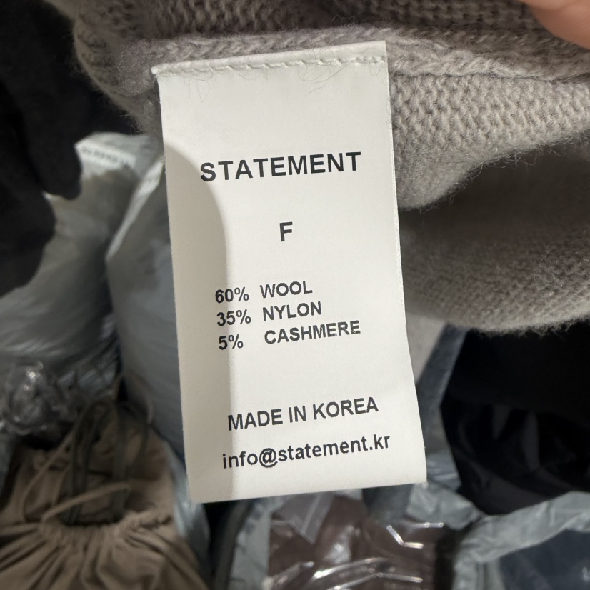STATEMENT韓國代購㊣女裝新款人氣真品推薦休閑25秋冬針織衫STATEMENT針織衫