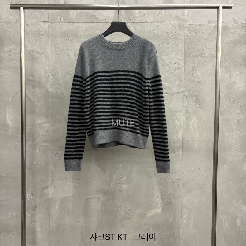MUTE-P東大門㊣直郵女士新款職業時尚推薦人氣休閑25秋冬針織衫MUTE針織衫圖色2