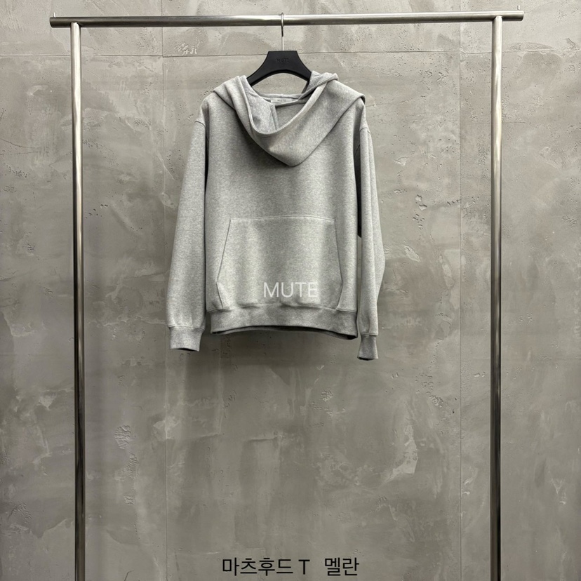 MUTE-P韓國直郵㊣女裝新品時尚職業25秋冬休閑熱賣推薦衛衣MUTE衛衣圖色3花灰色