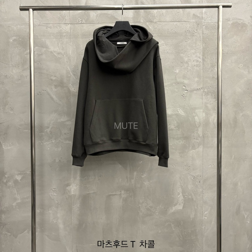 MUTE-P韓國直郵㊣女裝新品時尚職業25秋冬休閑熱賣推薦衛衣MUTE衛衣圖色5墨色