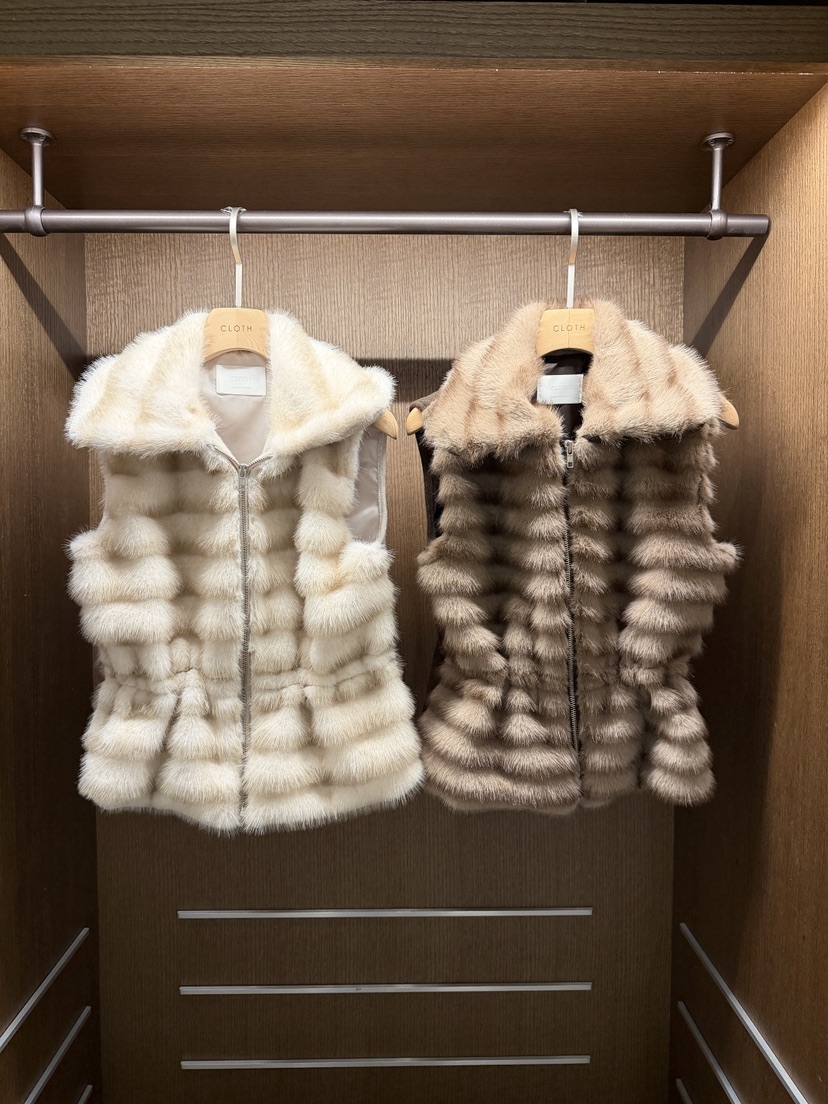 CLOTH東大門㊣實拍女裝新款真品職業人氣熱賣推薦休閑馬甲貂皮CLOTH馬甲