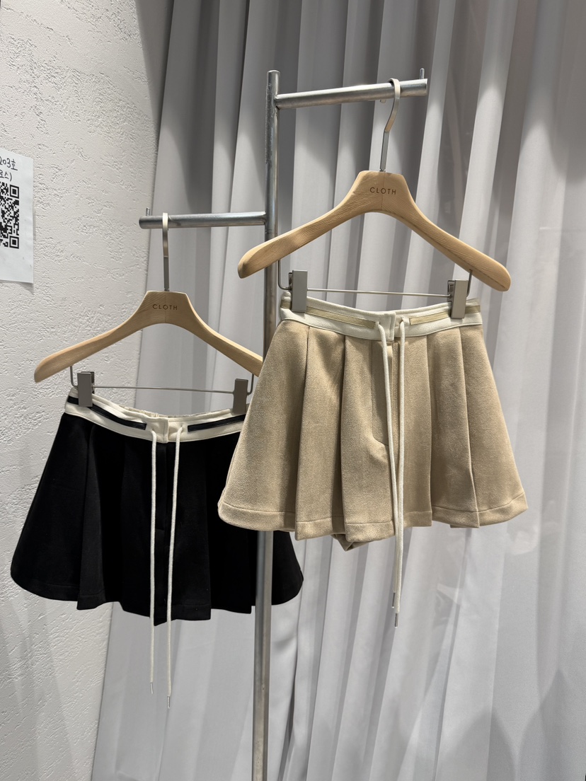 CLOTH東大門㊣直郵女裝新品職業休閑真品時尚25秋冬裙褲絲絨CLOTH裙褲