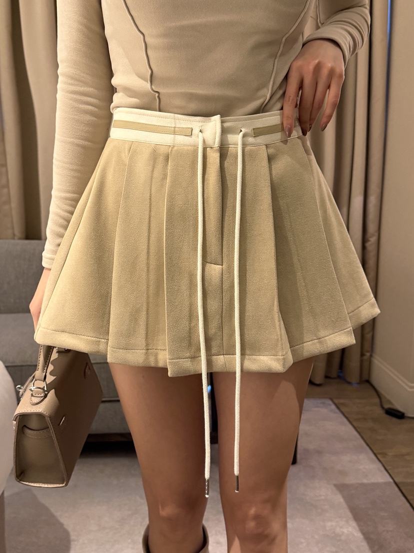 CLOTH東大門㊣直郵女裝新品職業休閑真品時尚25秋冬裙褲絲絨CLOTH裙褲圖色1