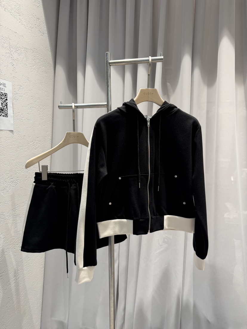 CLOTH東大門㊣代購女士新品人氣真品熱賣時尚職業套裝加絨套裝CLOTH套裝圖色2