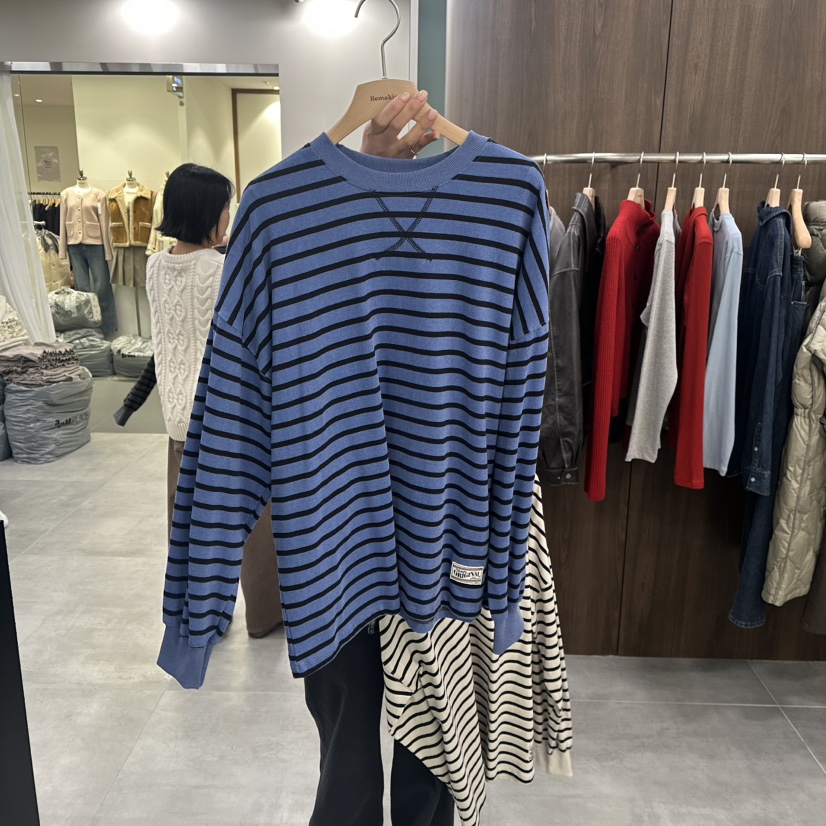 URBANSTORY/REMAKING韓國代購㊣女士新款25秋冬職業長袖T恤Remaking/URBANSTORY長袖T恤圖色2