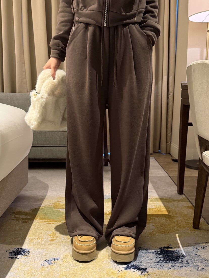 CLOTH東大門㊣實拍女士新款推薦職業休閑熱賣休閑褲加絨貂皮CLOTH休閑褲圖色1