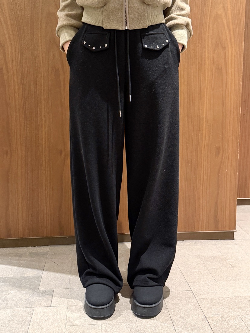 CLOTH東大門㊣實拍女士新款熱賣休閑職業人氣休閑褲口袋抓絨CLOTH休閑褲圖色2