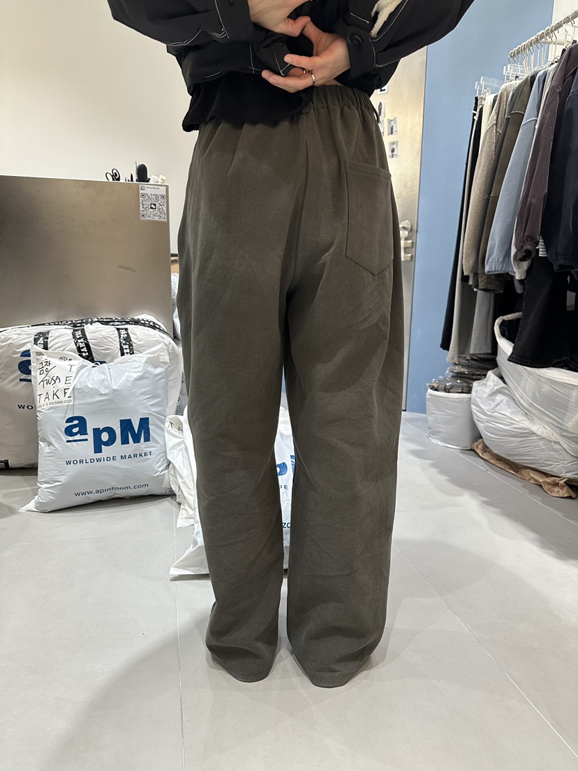 TAKE TEE東大門㊣代購女士新款時尚推薦休閑褲加絨抓絨圓領TAKE TEE休閑褲