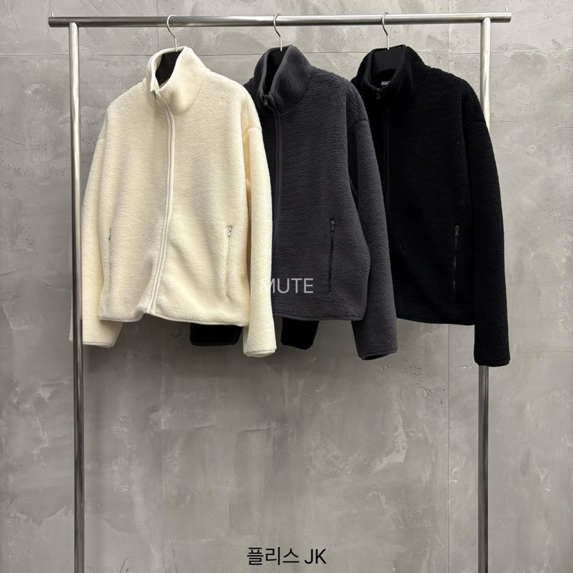 MUTE-P韓國代購㊣女士新品休閑人氣職業25秋冬熱賣夾克抓絨MUTE夾克