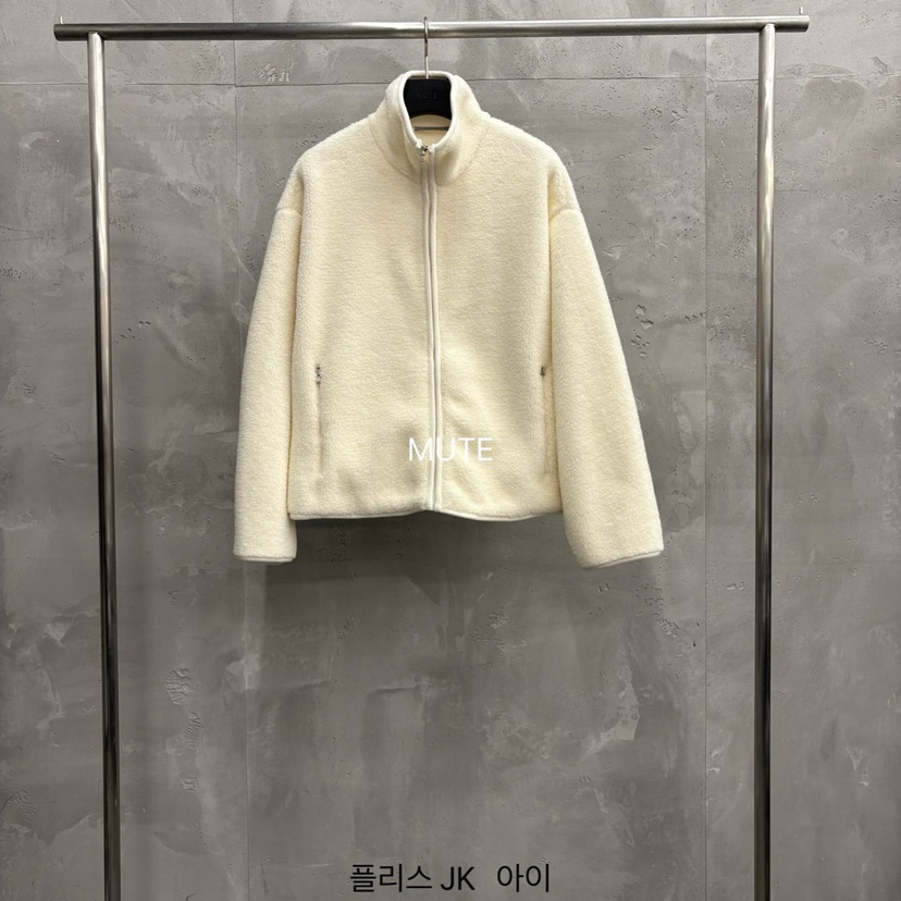 MUTE-P韓國代購㊣女士新品休閑人氣職業25秋冬熱賣夾克抓絨MUTE夾克圖色1
