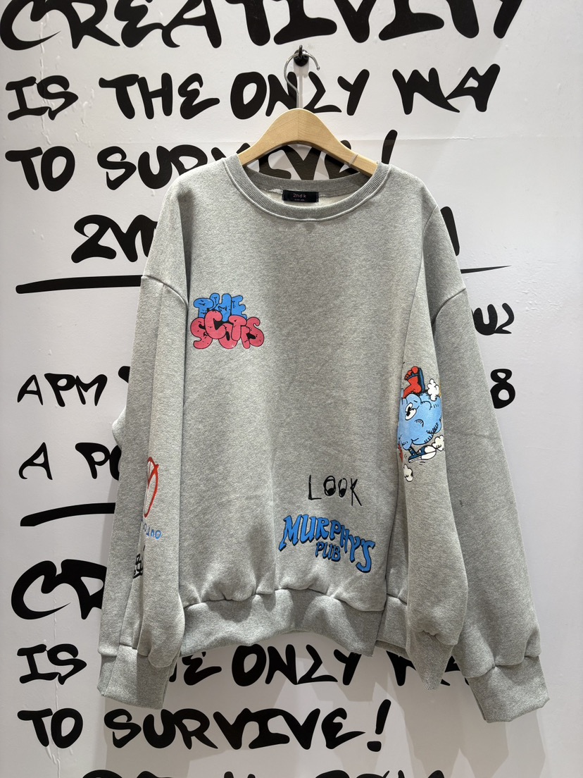 2ND K東大門㊣實拍女士新品休閑職業熱賣真品人氣時尚衛衣2ND K衛衣圖色1