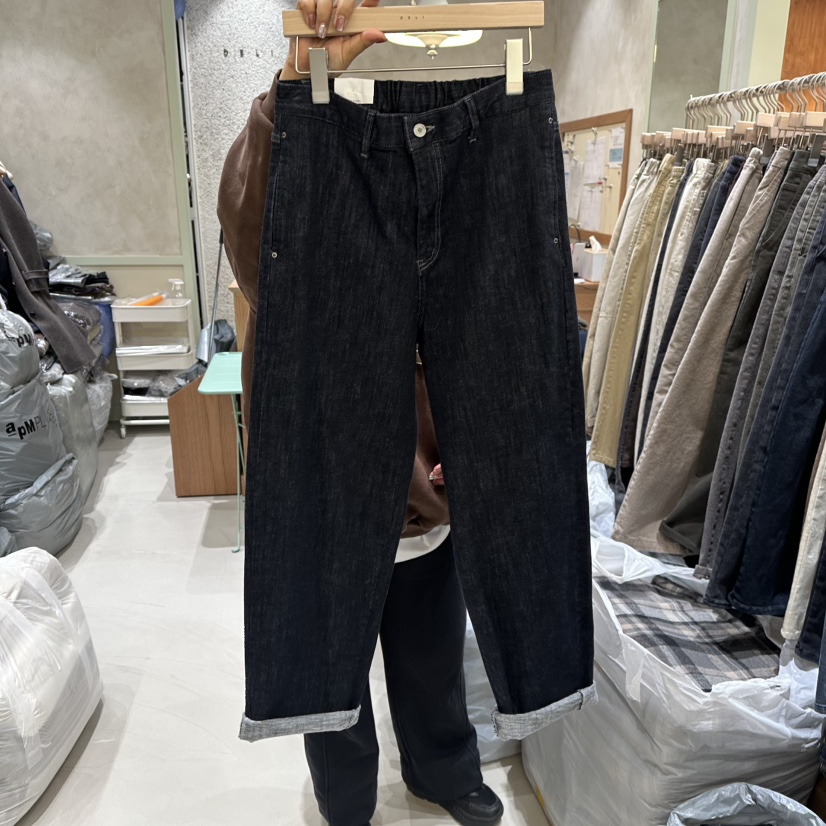 DELI JENNY東大門㊣直郵女士新品推薦休閑時尚25秋冬牛仔褲DELI JENNY牛仔褲圖色1