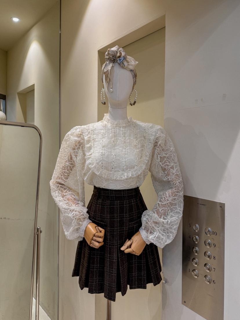 81 MARKET-L東大門㊣代購女裝新款時尚人氣職業襯衫蕾絲衫81 MARKET-L襯衫/蕾絲衫