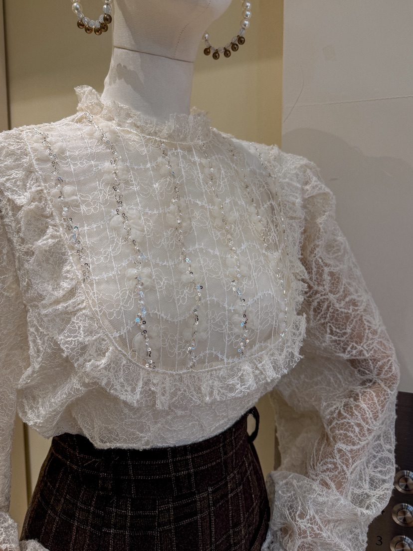 81 MARKET-L東大門㊣代購女裝新款時尚人氣職業襯衫蕾絲衫81 MARKET-L襯衫/蕾絲衫