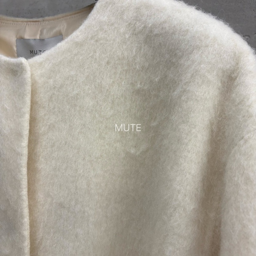 MUTE-P東大門㊣實拍女裝新品25秋冬推薦真品中長款大衣含腰帶MUTE中長款大衣