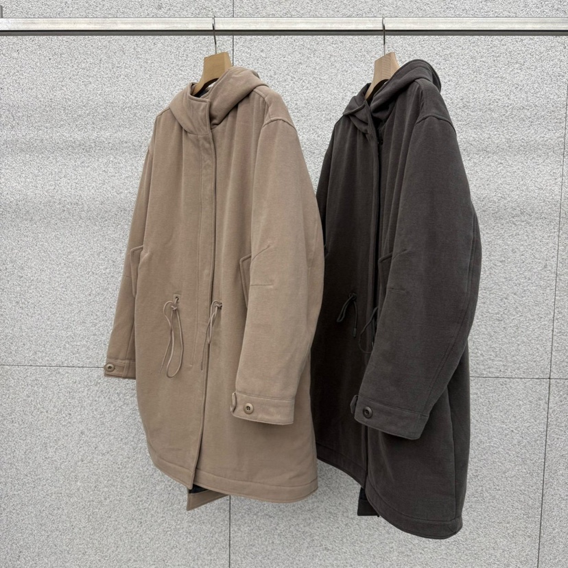 AT THE BAGEL東大門㊣實拍女裝新款人氣時尚真品中長款大衣AT THE BAGEL中長款大衣