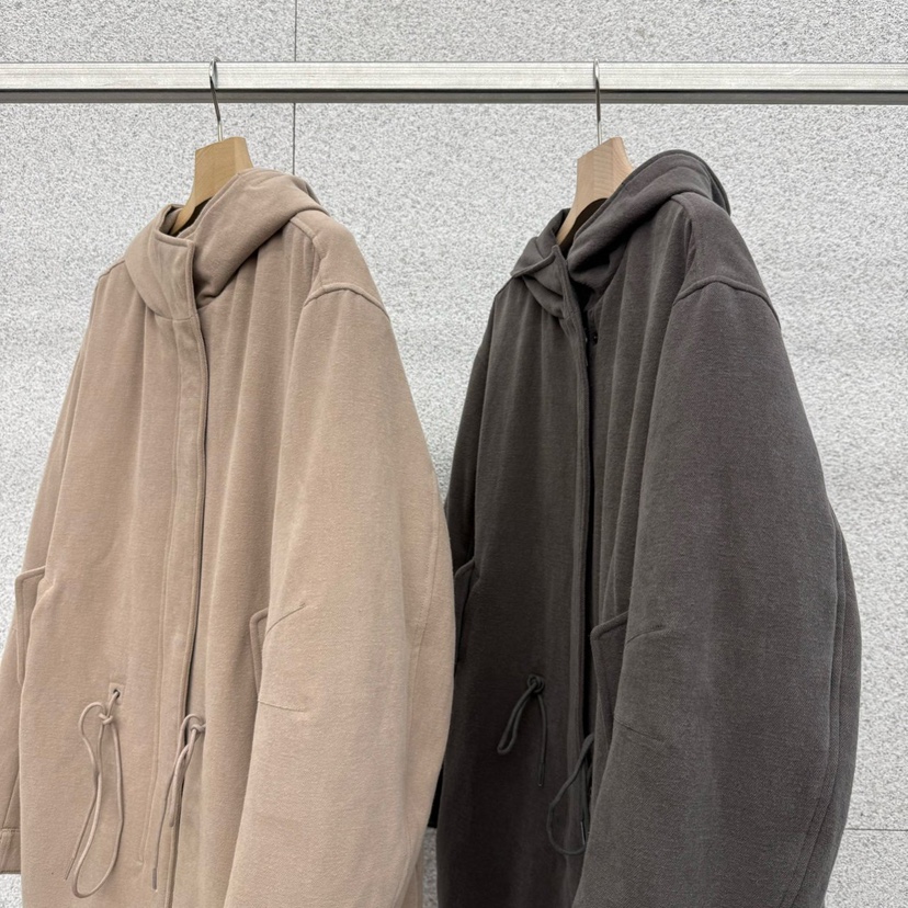 AT THE BAGEL東大門㊣實拍女裝新款人氣時尚真品中長款大衣AT THE BAGEL中長款大衣