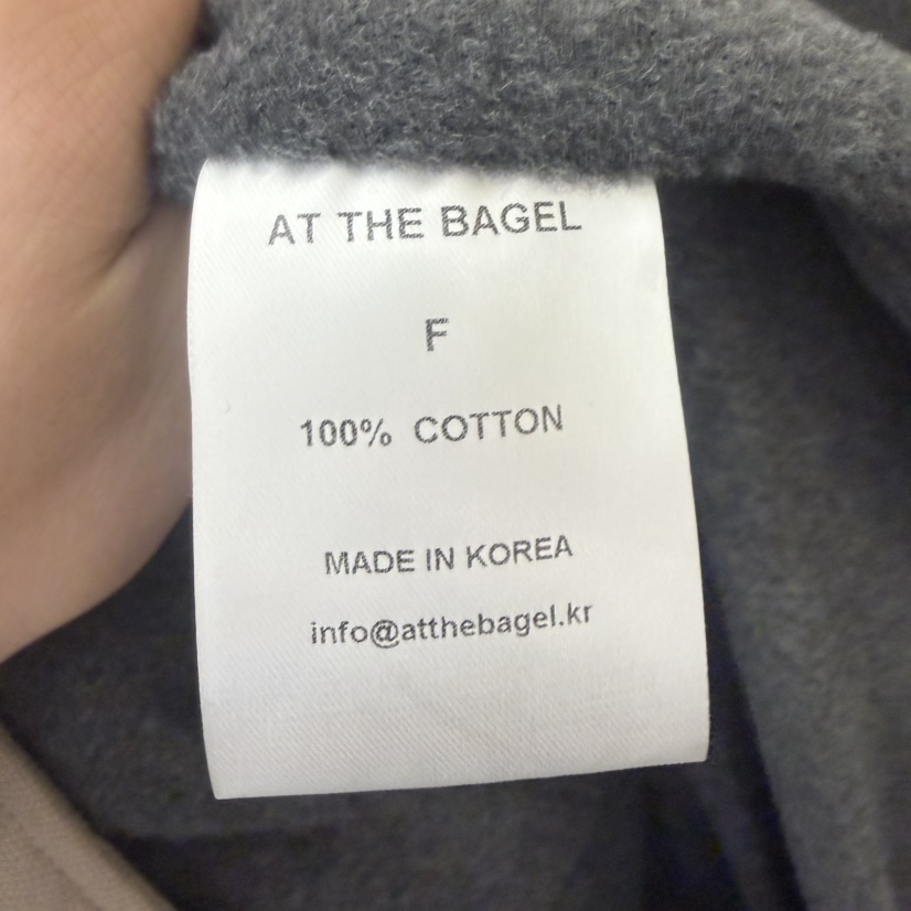 AT THE BAGEL東大門㊣實拍女裝新款人氣時尚真品中長款大衣AT THE BAGEL中長款大衣