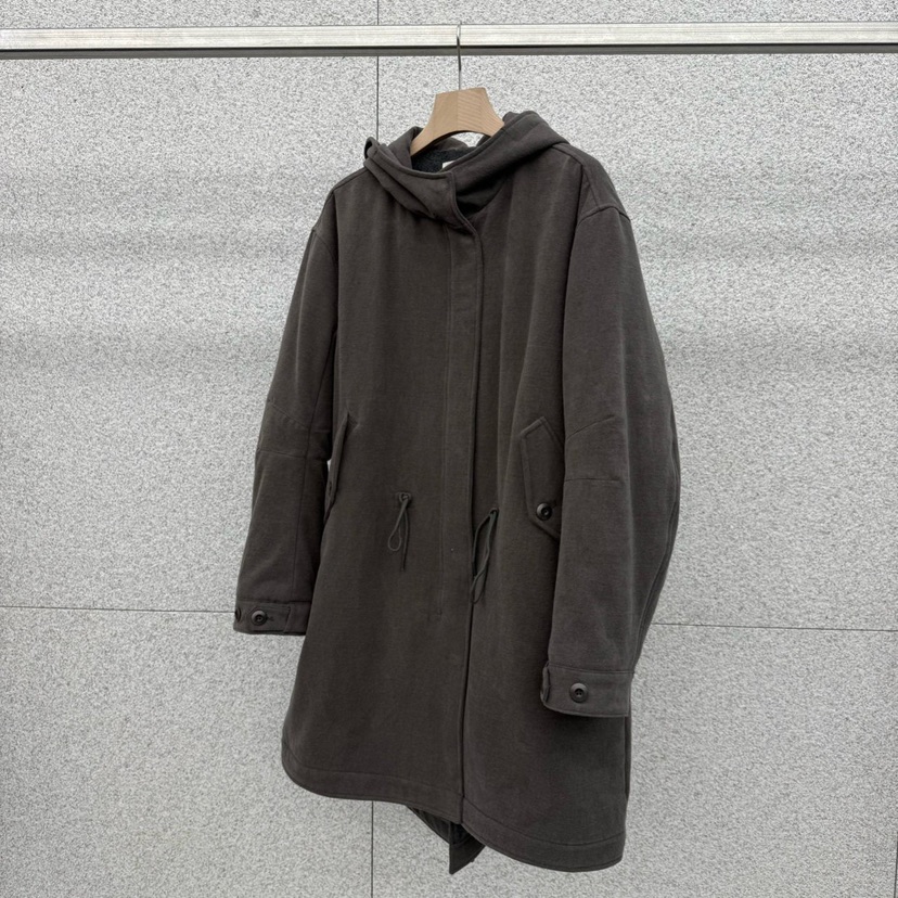 AT THE BAGEL東大門㊣實拍女裝新款人氣時尚真品中長款大衣AT THE BAGEL中長款大衣圖色2