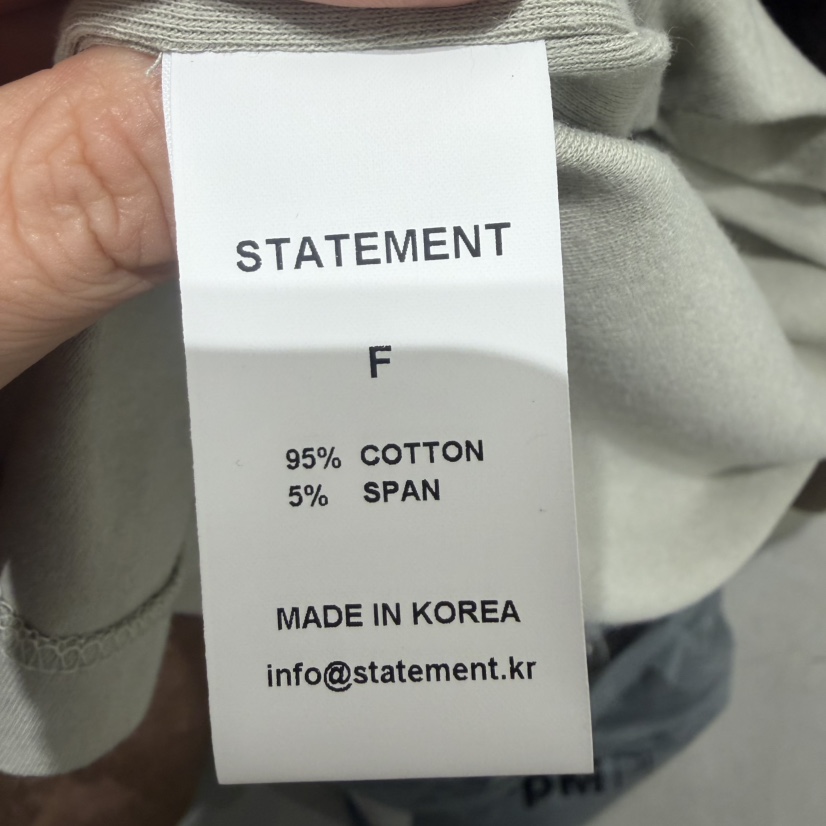 STATEMENT韓國代購㊣女裝新款真品熱賣推薦人氣休閑長袖T恤STATEMENT長袖T恤