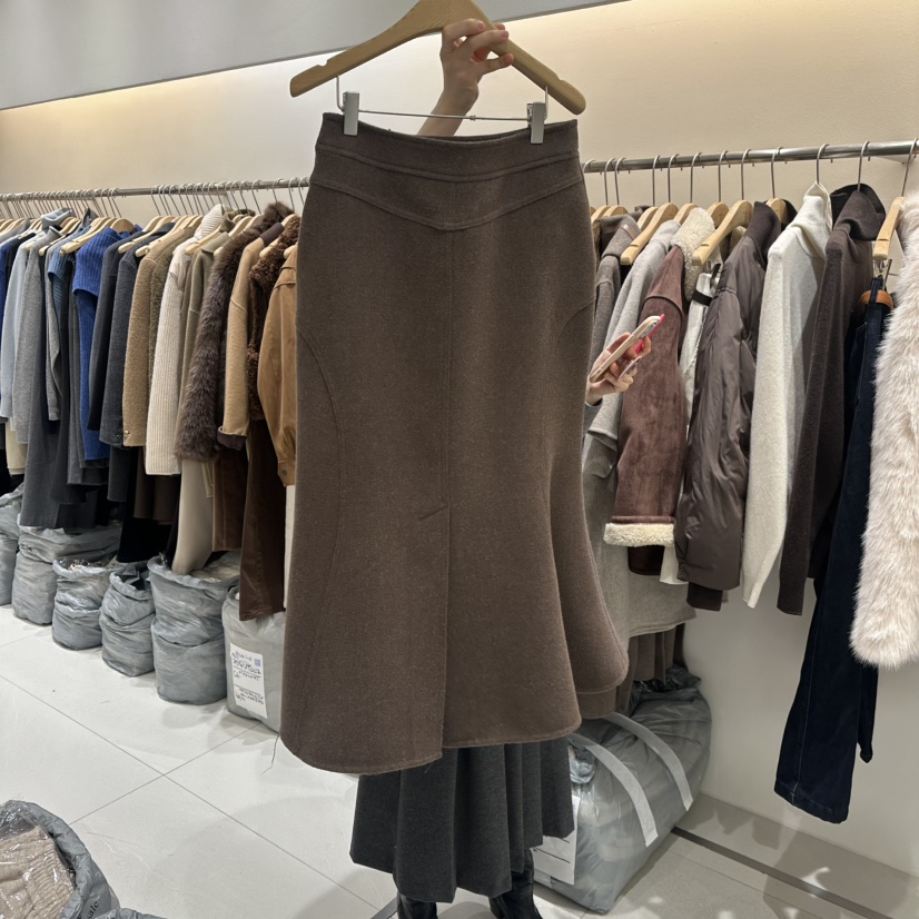 BLUEI-D韓國直郵㊣女裝新款推薦職業熱賣人氣休閑真品長裙Blue i-d長裙