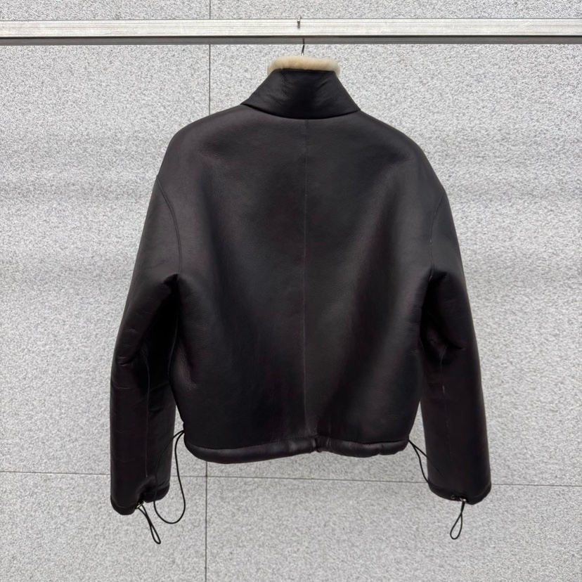 AT THE BAGEL東大門㊣代購女士新款25秋冬熱賣推薦皮衣加絨AT THE BAGEL皮衣