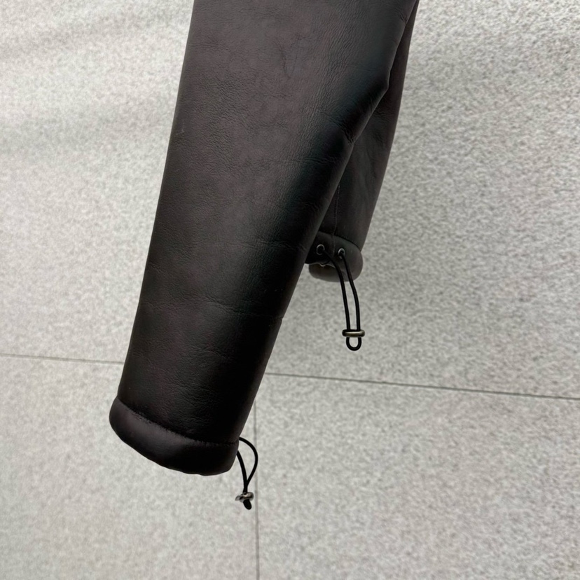 AT THE BAGEL東大門㊣代購女士新款25秋冬熱賣推薦皮衣加絨AT THE BAGEL皮衣