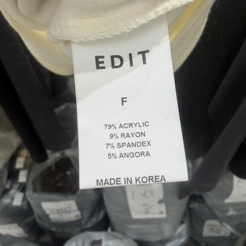 EDIT東大門㊣直郵女士新款熱賣職業真品時尚25秋冬人氣長袖T恤EDIT長袖T恤