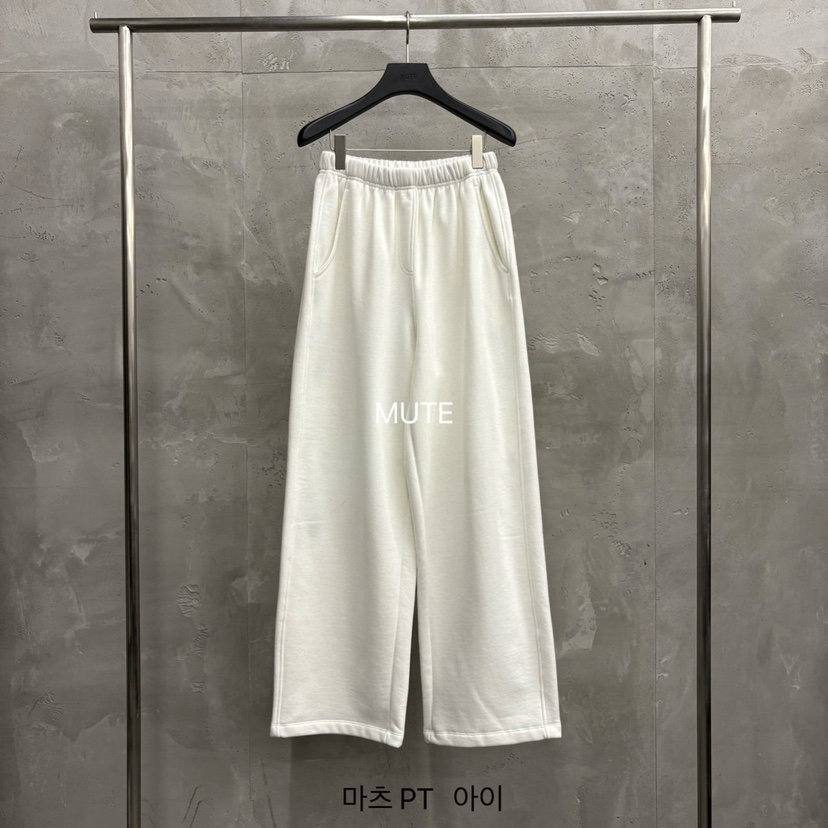 MUTE-P韓國直郵㊣女裝新品推薦職業真品時尚人氣休閑休閑褲MUTE休閑褲圖色1白色