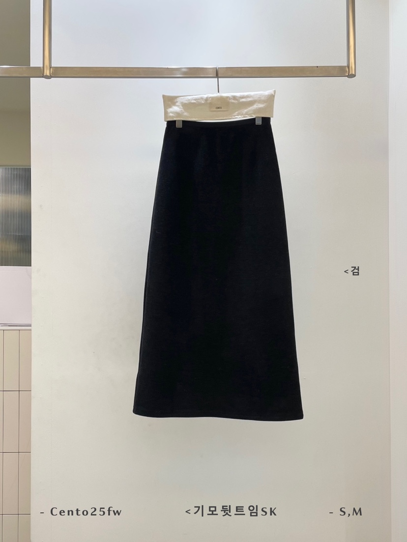 CENTO東大門㊣代購女士新款人氣真品25秋冬時尚推薦長裙加絨CENTO長裙圖色3黑色